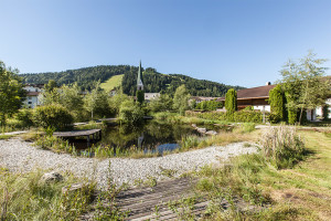 Frohnatur Hotel Garni Thiersee Hinterthiersee Tirol Urlaub Grillen Grillplatz Moorteich Teich